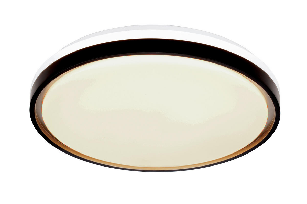 LED SVJETILJKA STROPNA  - bijela/zlatne boje, Basics, metal/plastika (49/6,7cm) - Novel