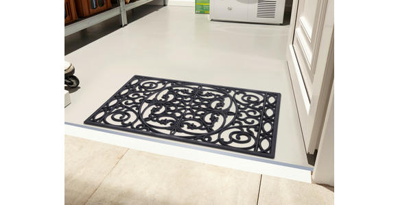 FUßMATTE 45/75 cm Mix Mats  - Schwarz, Basics, Kunststoff (45/75cm) - Esposa