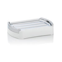 POSUDA ZA SAPUN  bela  plastika  - bela, Konvencionalno, plastika (12,5/2,5/9,0cm) - Kela
