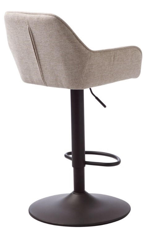 BARPALL i svart, sandfärgad  - sandfärgad/svart, Design, metall/textil (50,5/88-103/52cm) - Linea Natura