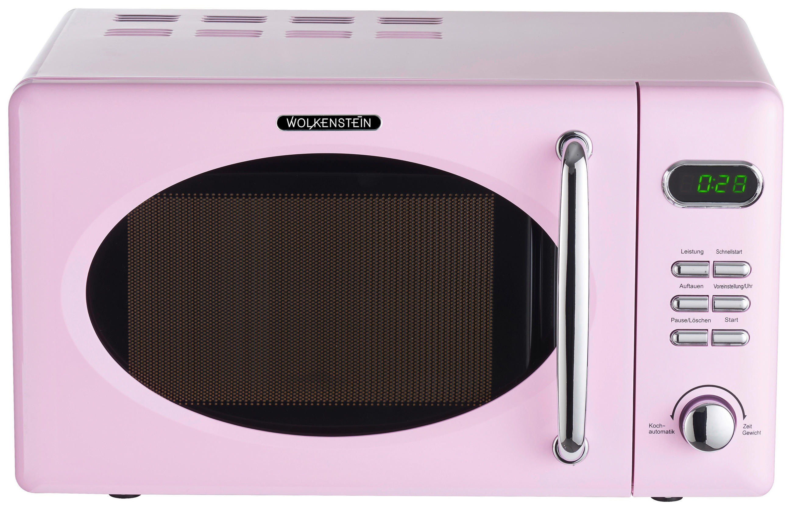 MIKROWELLE WMW720 SP PINK  - Pink, Basics, Metall (46/26/37cm) - Wolkenstein