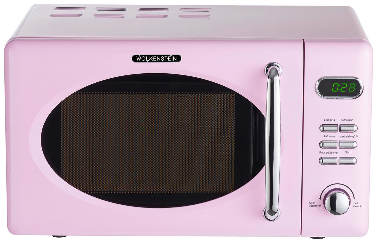MIKROWELLE WMW720 SP PINK  - Pink, Basics, Metall (46/26/37cm) - Wolkenstein