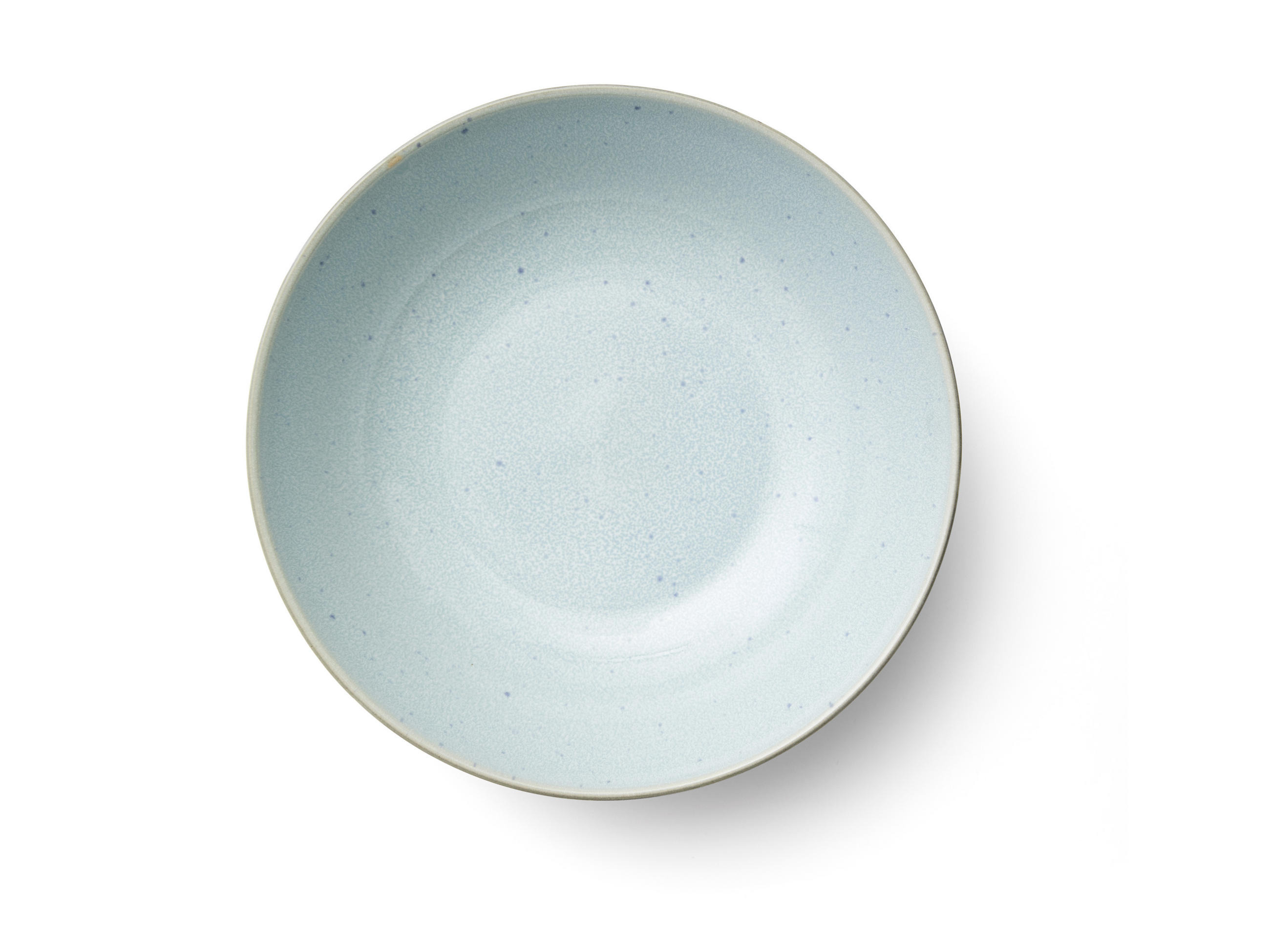 SALATSCHÜSSEL  24 cm  - Grau/Hellblau, Basics, Keramik (24cm) - Bitz