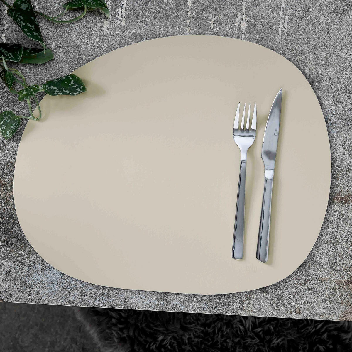 TISCHSET RAW Textil Sandfarben 33,5/41 cm  - Sandfarben, Basics, Textil (33,5/41cm) - Aida