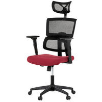OTOČNÁ ŽIDLE, mikrovlákno, síťovina, bordeaux - bordeaux, Basics, kov/textil (59/120/59cm) - Carryhome