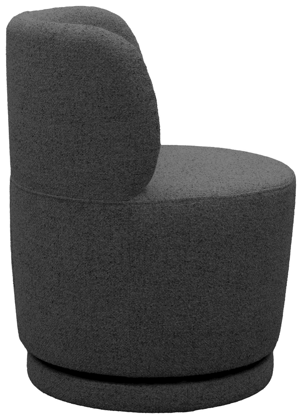 SESSEL in Webstoff Anthrazit  - Anthrazit/Beige, MODERN, Textil (60/74/60cm) - Livetastic