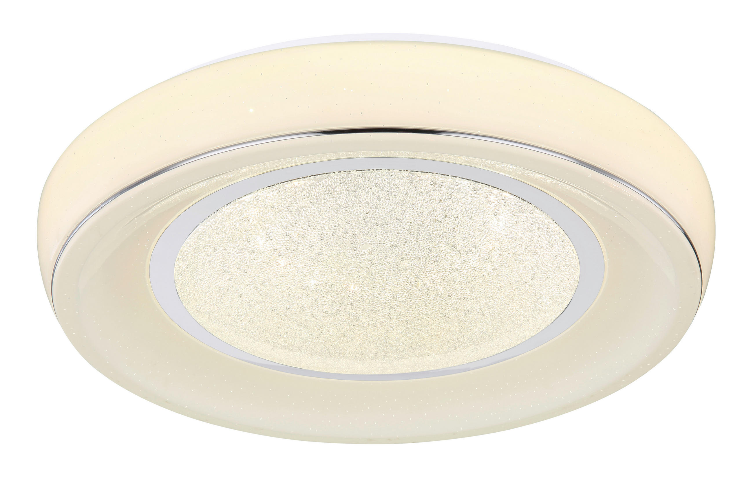 LED-DECKENLEUCHTE 49/9 cm   - Opal/Weiß, Basics, Kunststoff/Metall (49/9cm) - Globo