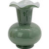 VASE 22.5 cm  - Weiß/Graugrün, Basics, Glas (17,5/22,5cm)