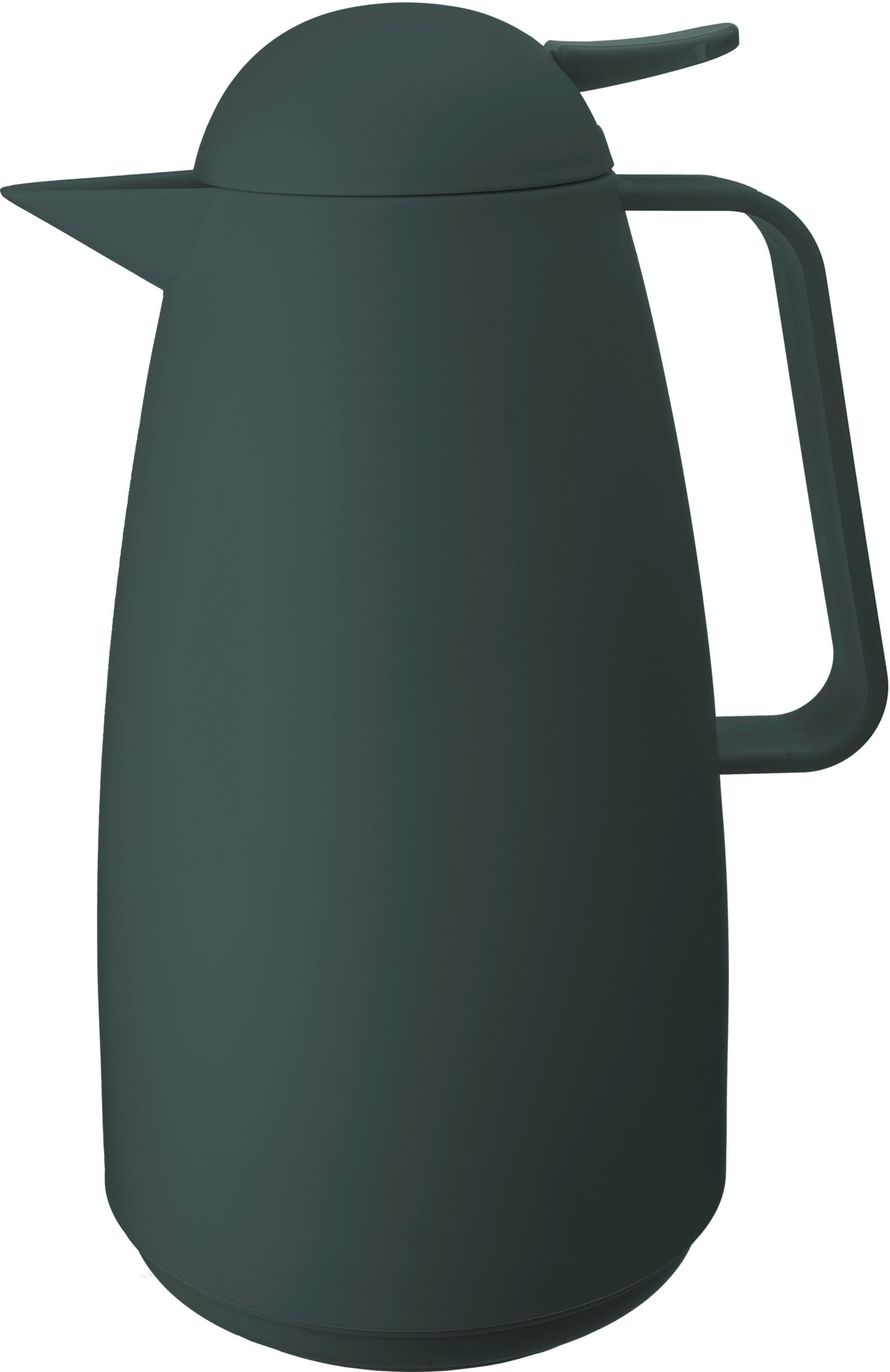 ISOLIERKANNE 1 L  - Dunkelgrau, Trend, Glas/Kunststoff (13,5/26,5cm) - Homeware Profession.