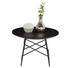 COUCHTISCH rund Schwarz - Schwarz, Design, Holz/Metall (35/25cm) - Innovation