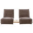 SOFA in Leder Braun - Schwarz/Braun, Natur, Leder/Holz (240/63-112/115-168cm) - Koinor SOFA in Leder Braun - Schwarz/Braun, Natur, Leder/Holz (240/63-112/115-168cm) - Koinor