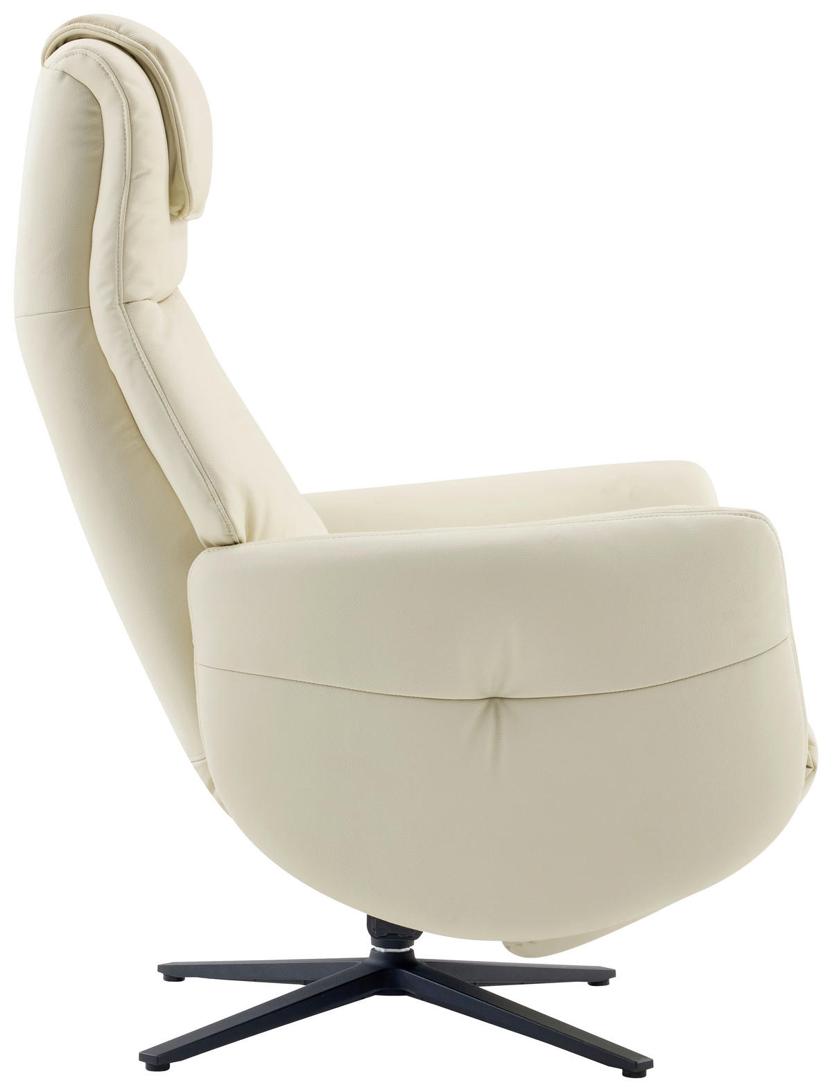 MASSAGESESSEL Echtleder Lederlook Beige    - Beige, Design, Leder/Textil (77/113/90cm) - Xora