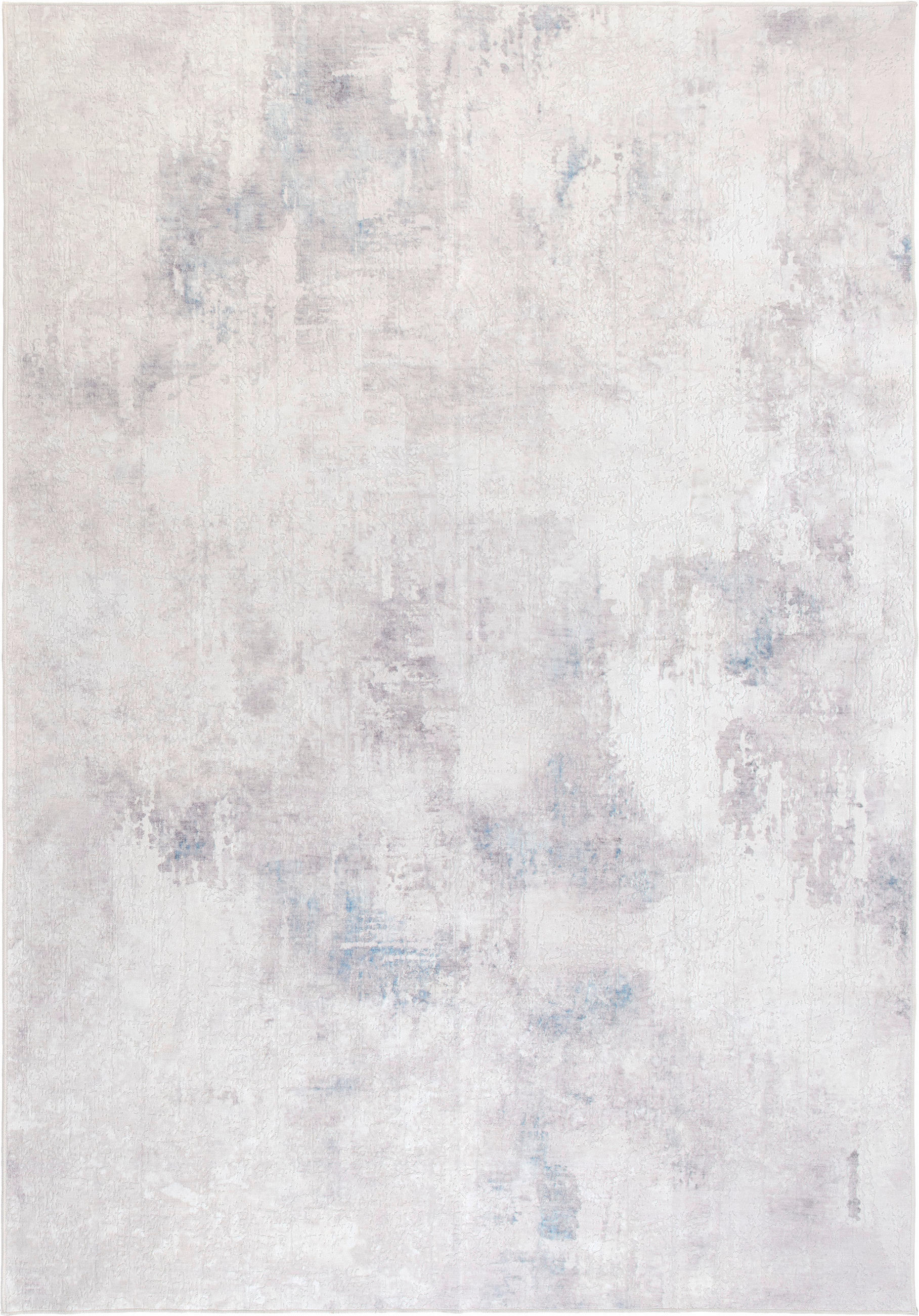 VINTAGE-TEPPICH 200/290 cm ONDEA JORG, waschbar Hellgrau, Pastellblau, Grauweiß rechteckig  - Pastellblau/Hellgrau, Basics, Kunststoff/Textil (200/290cm) - Lindorug