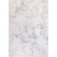 VINTAGE-TEPPICH 200/290 cm ONDEA JORG, waschbar Hellgrau, Pastellblau, Grauweiß rechteckig  - Pastellblau/Hellgrau, Basics, Kunststoff/Textil (200/290cm) - Lindorug
