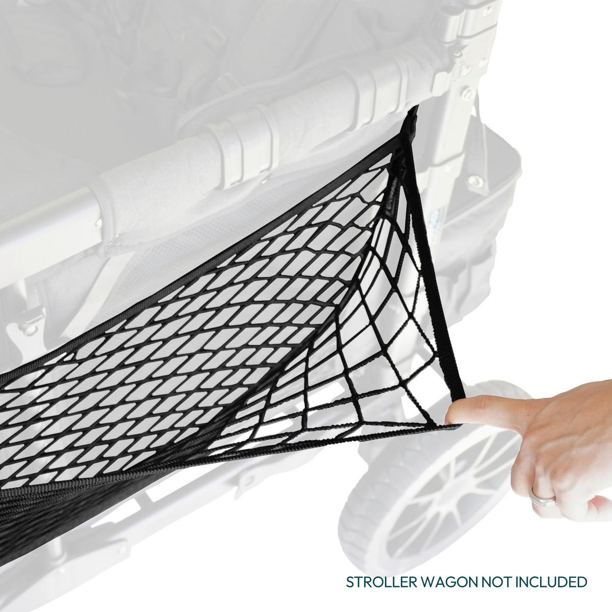 NETZTASCHE WonderNet Cargo Mesh Net Bag  - Schwarz, Basics, Textil (33.66/72.39/0.1cm) - WONDERFOLD