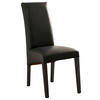 STUHL  in Lederlook Textil  - Buche Kolonial/Schwarz, KONVENTIONELL, Holz/Textil (47/102/57cm) - Carryhome
