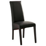 STUHL  in Lederlook Textil  - Buche Kolonial/Schwarz, KONVENTIONELL, Holz/Textil (47/102/57cm) - Carryhome