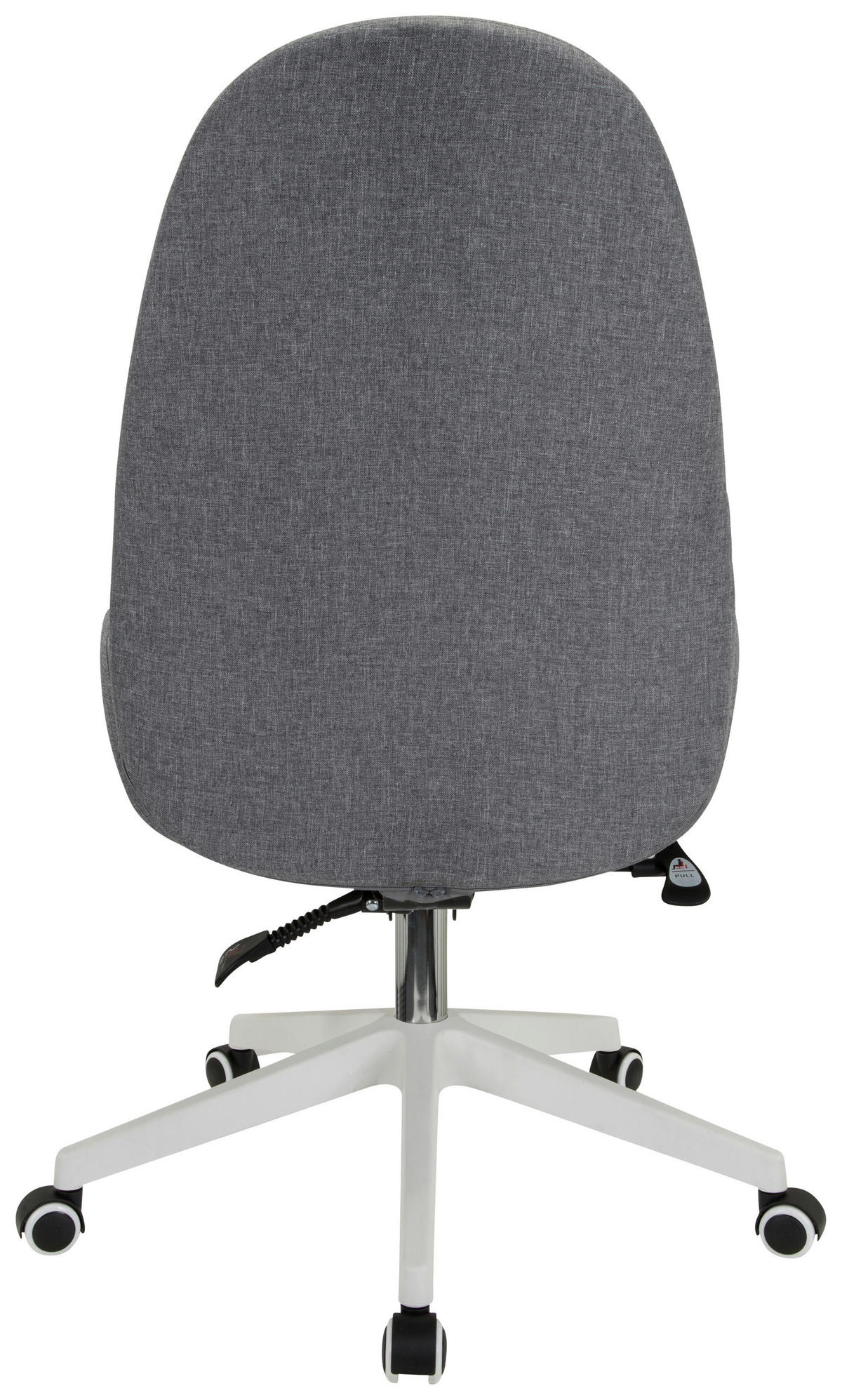 OTOČNÁ ŽIDLE, šedá - šedá/bílá, Basics, textil/plast (56/104-112/58cm) - MID.YOU