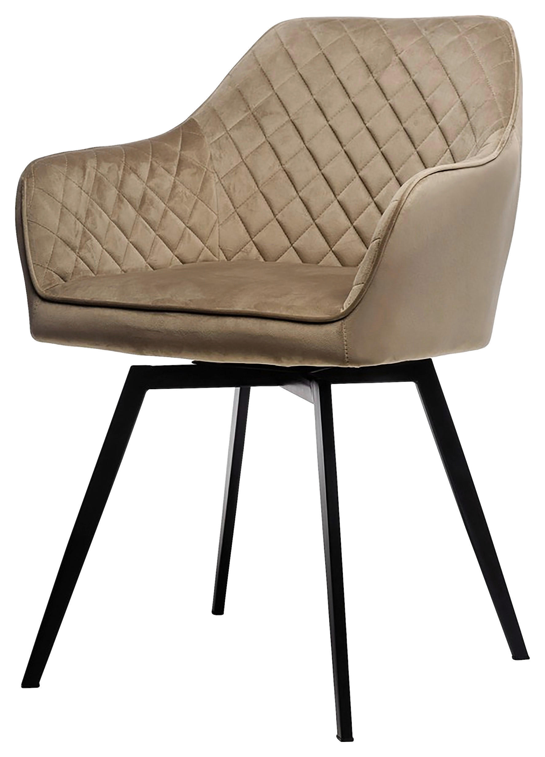 ŽIDLE, cappuccino - černá/cappuccino, Basics, kov/textil (56/84/62cm) - Voleo