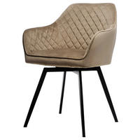 ŽIDLE, cappuccino - černá/cappuccino, Basics, kov/textil (56/84/62cm) - Voleo