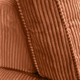 ECKSOFA Rostfarben Cord Zierkissen, Rückenkissen, Rücken echt  - Rostfarben/Schwarz, MODERN, Kunststoff/Textil (228/307cm) - Carryhome