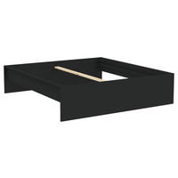 BETTRAHMEN 180/200 cm Anthrazit  - Anthrazit, KONVENTIONELL (180/200cm) - Hom`in