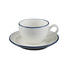 TEETASSE MIT UNTERTASSE - Blau/Weiß, KONVENTIONELL, Keramik (//null) - Landscape TEETASSE MIT UNTERTASSE - Blau/Weiß, KONVENTIONELL, Keramik (//null) - Landscape