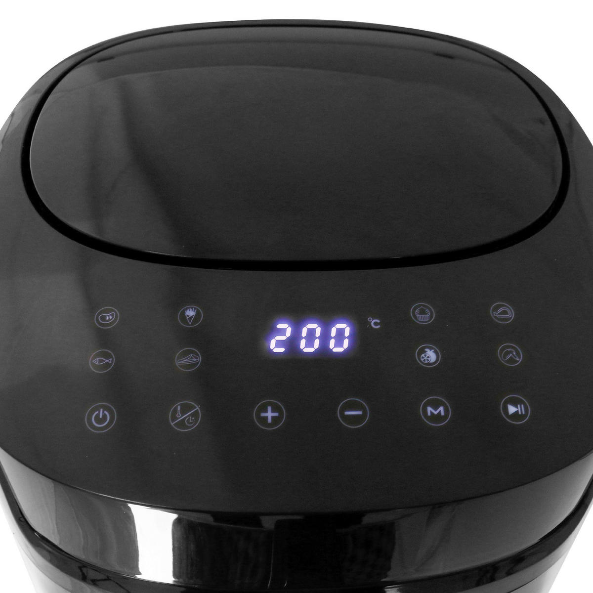 HEIßLUFTFRITTEUSE 7,2 L  - Schwarz, Basics, Kunststoff (35,5/43/35,5cm) - EMERIO