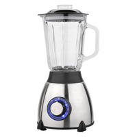 STANDMIXER  - Edelstahlfarben/Transparent, Basics, Glas/Kunststoff (23/40/21cm) - Silva Homeline