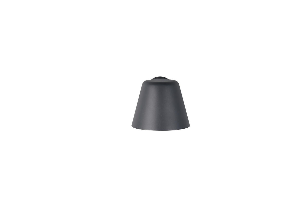 AUßENWANDLEUCHTE Beni 11.5/11/14.5 cm  - Klar/Anthrazit, Design, Glas/Metall (11.5/11/14.5cm) - Trio Leuchten