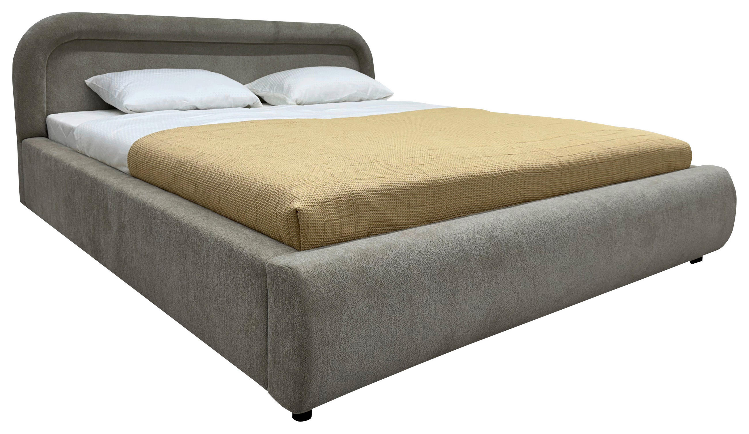 Livetastic ČALOUNĚNÁ POSTEL, 140/200 cm, šedá