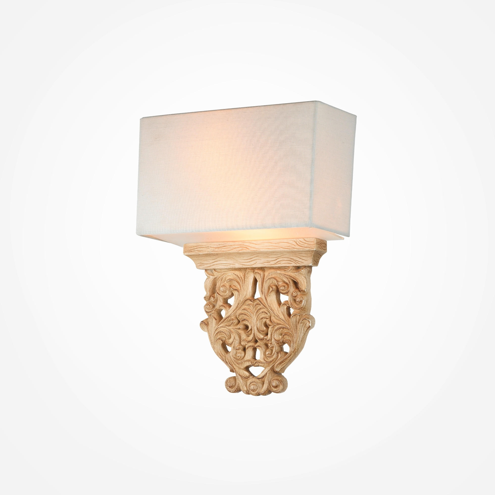 WANDLEUCHTE - Beige, Trend, Kunststoff/Textil (31/41/12cm) - MAYTONI