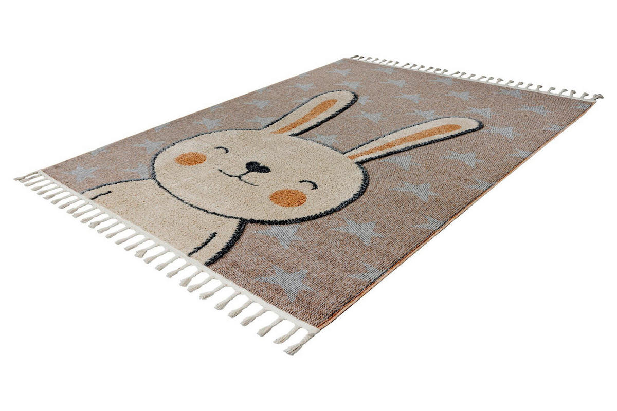 FLACHWEBETEPPICH 120/170 cm Beige rechteckig  - Beige, Basics, Textil (120/170cm) - Kayoom