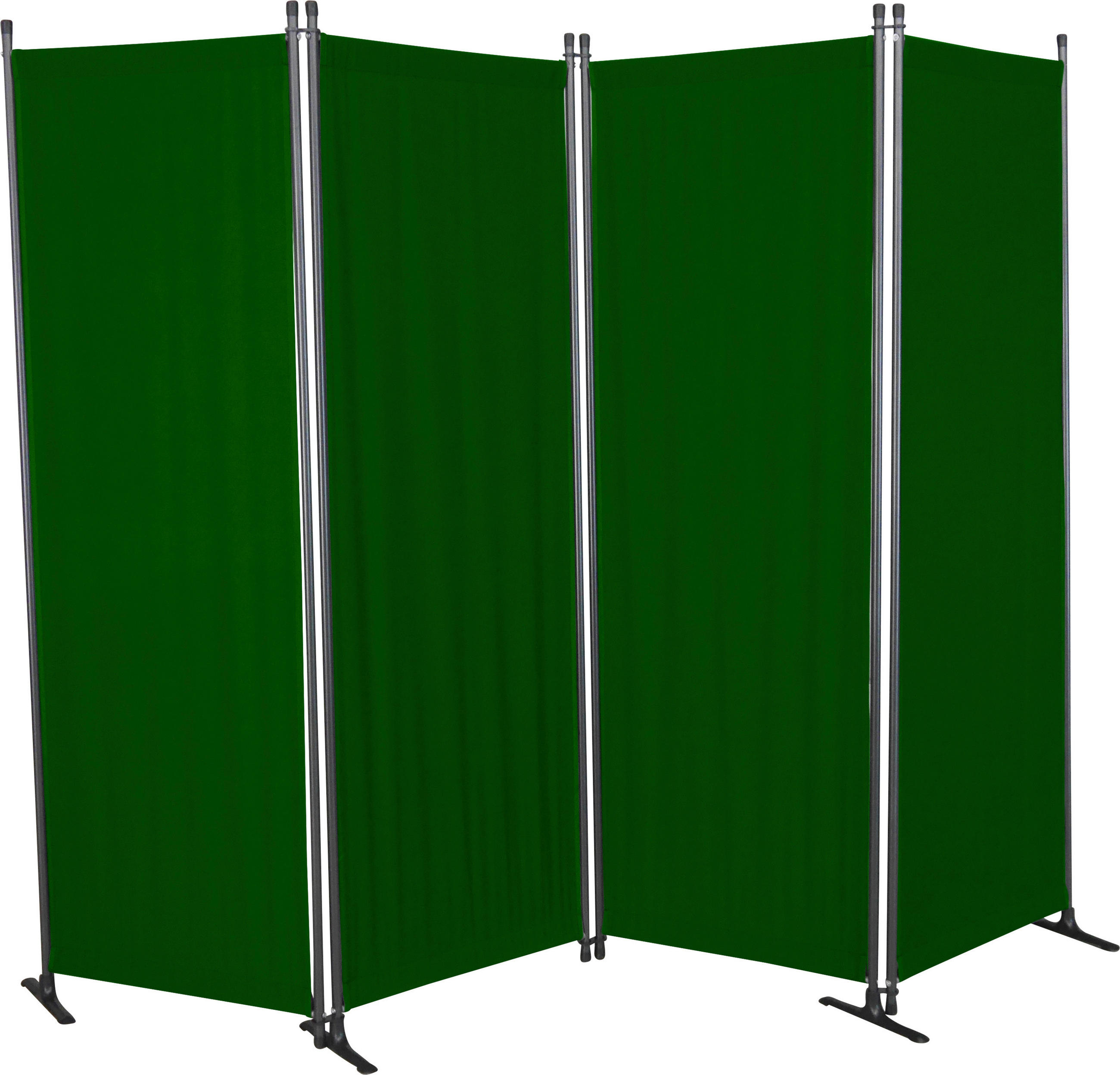 SICHTSCHUTZ - Grau/Grün, Basics, Kunststoff/Metall (220/165/25,2cm) - Boxxx