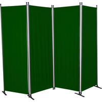 SICHTSCHUTZ - Grau/Grün, Basics, Textil/Metall (220/165/25,2cm) - Boxxx