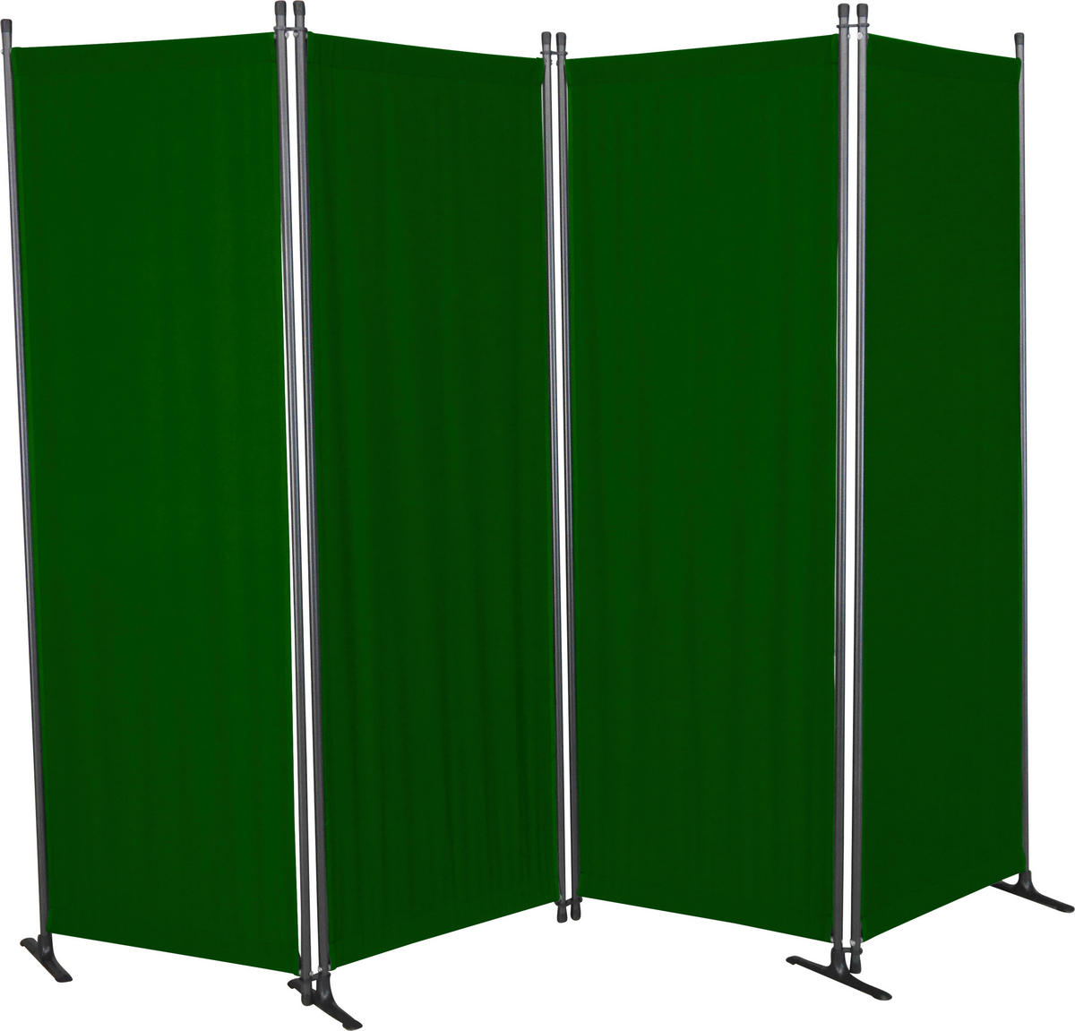 SICHTSCHUTZ - Grau/Grün, Basics, Textil/Metall (220/165/25,2cm) - Boxxx