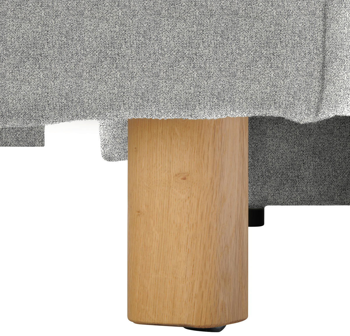 ECKSOFA  in Mikrovelours Naturfarben  170/237 cm  - Eichefarben/Naturfarben, KONVENTIONELL, Holz/Textil (170/237cm) - Sedda