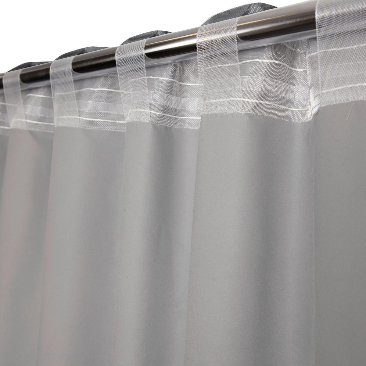 FERTIGVORHANG  black-out (lichtundurchlässig)   135/280 cm  - Anthrazit, Basics, Textil (135/280cm)