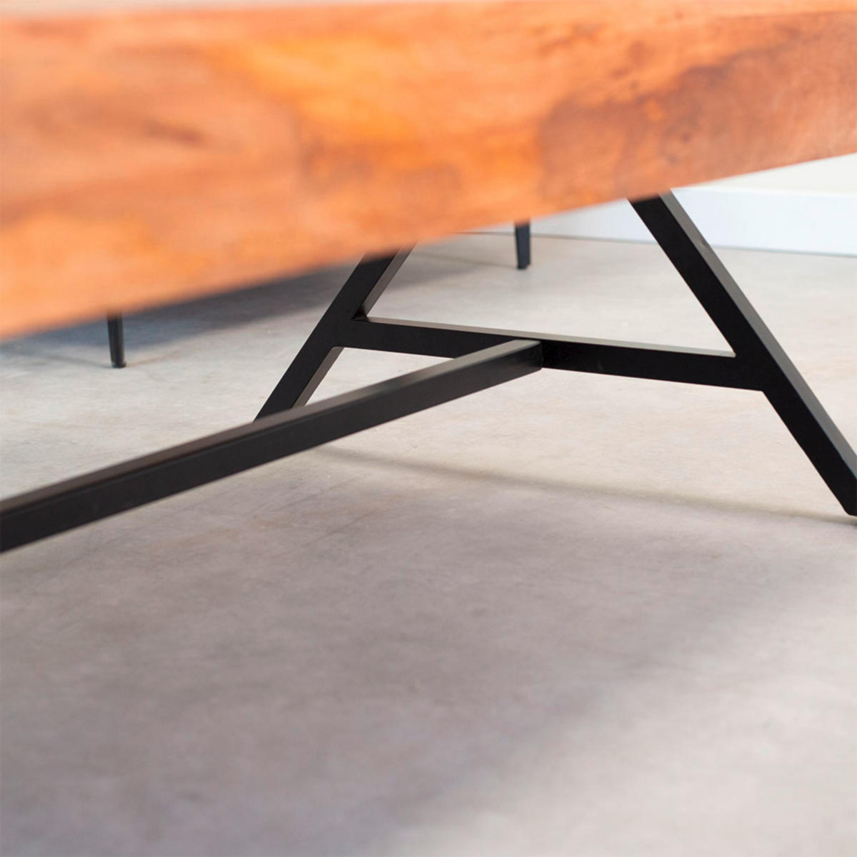 COUCHTISCH in Holz  - Schwarz/Braun, MODERN, Holz/Metall (70/40/120cm) - MID.YOU
