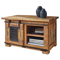 TRUHE Holz Mangoholz massiv  - Naturfarben, KONVENTIONELL, Holz (76/46/51cm) - Livetastic