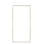 WANDSPIEGEL 100/200/2,5 cm    in rechteckig  - Goldfarben, Trend, Glas/Holzwerkstoff (100/200/2,5cm) - Landscape