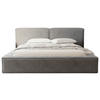 POLSTERBETT Lattenrost, Bettkasten 180/200 cm  in Anthrazit  - Anthrazit/Schwarz, Design, Holz/Textil (180/200cm) - Boxxx