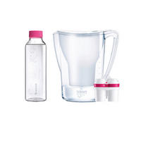 TISCHWASSERFILTER AQUALIZER HOME 626883 Weiß, Transparent  - Transparent/Weiß, Basics, Kunststoff (11,3/27,8/25,2cm) - BWT