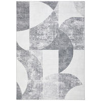 FLACHWEBETEPPICH 160/230 cm Grau rechteckig  - Grau, Design, Textil (160/230cm) - Novel