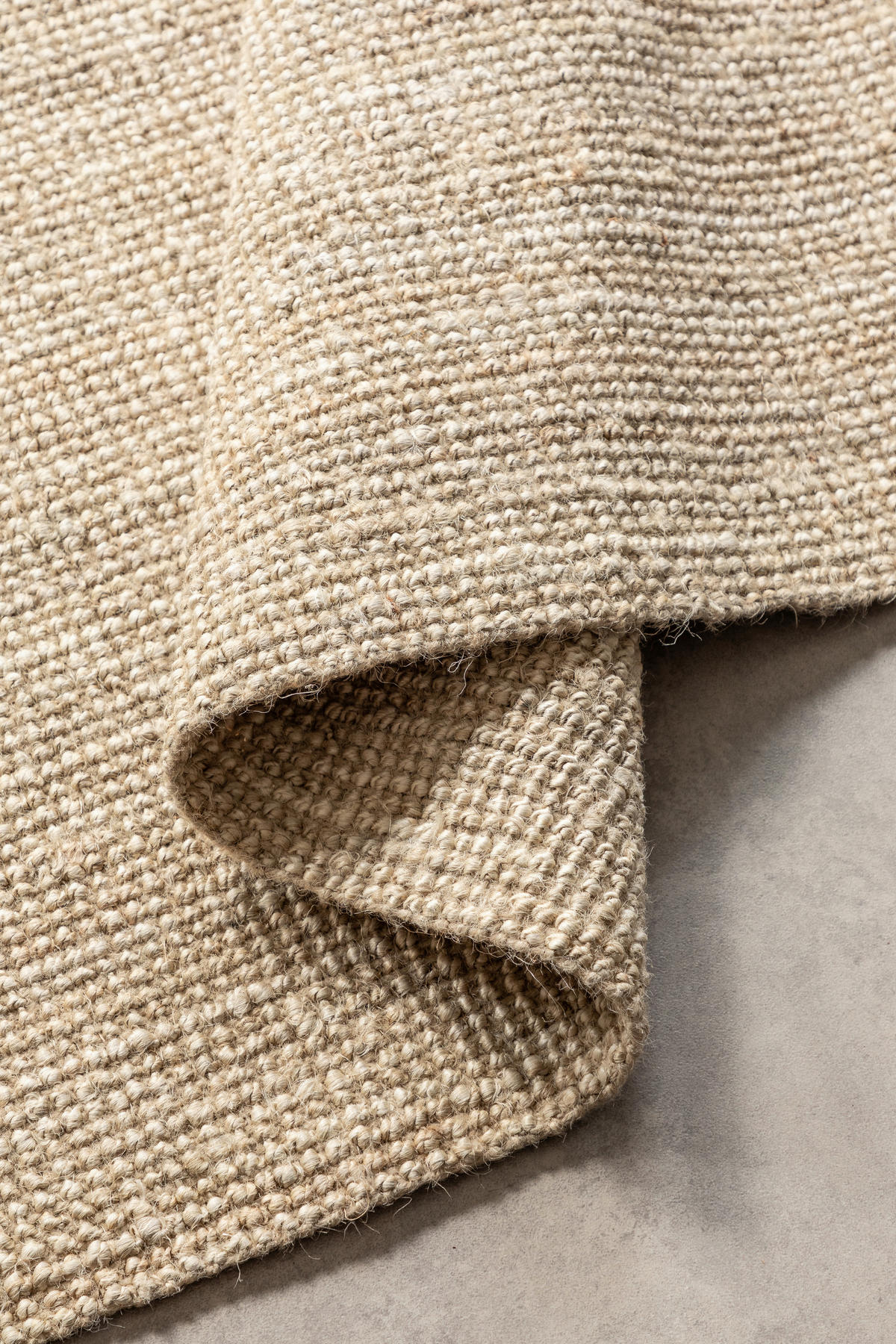 JUTETEPPICH 80/200 cm Bouclé Champagner  - Champagner, Basics, Textil (80/200cm)