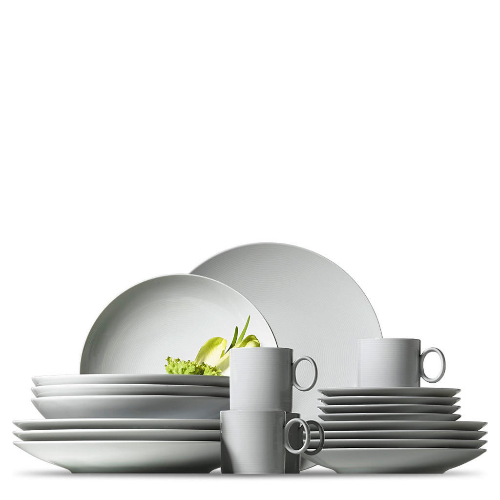 KOMBISERVICE Loft by Rosenthal 20-teilig  - Weiß, Basics, Keramik (33,7/30/38,5cm) - Thomas