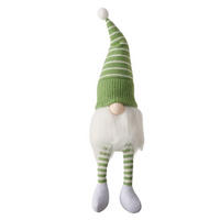 KANTENSITZER - Weiß/Grün, LIFESTYLE, Textil/Metall (15/12/42cm)