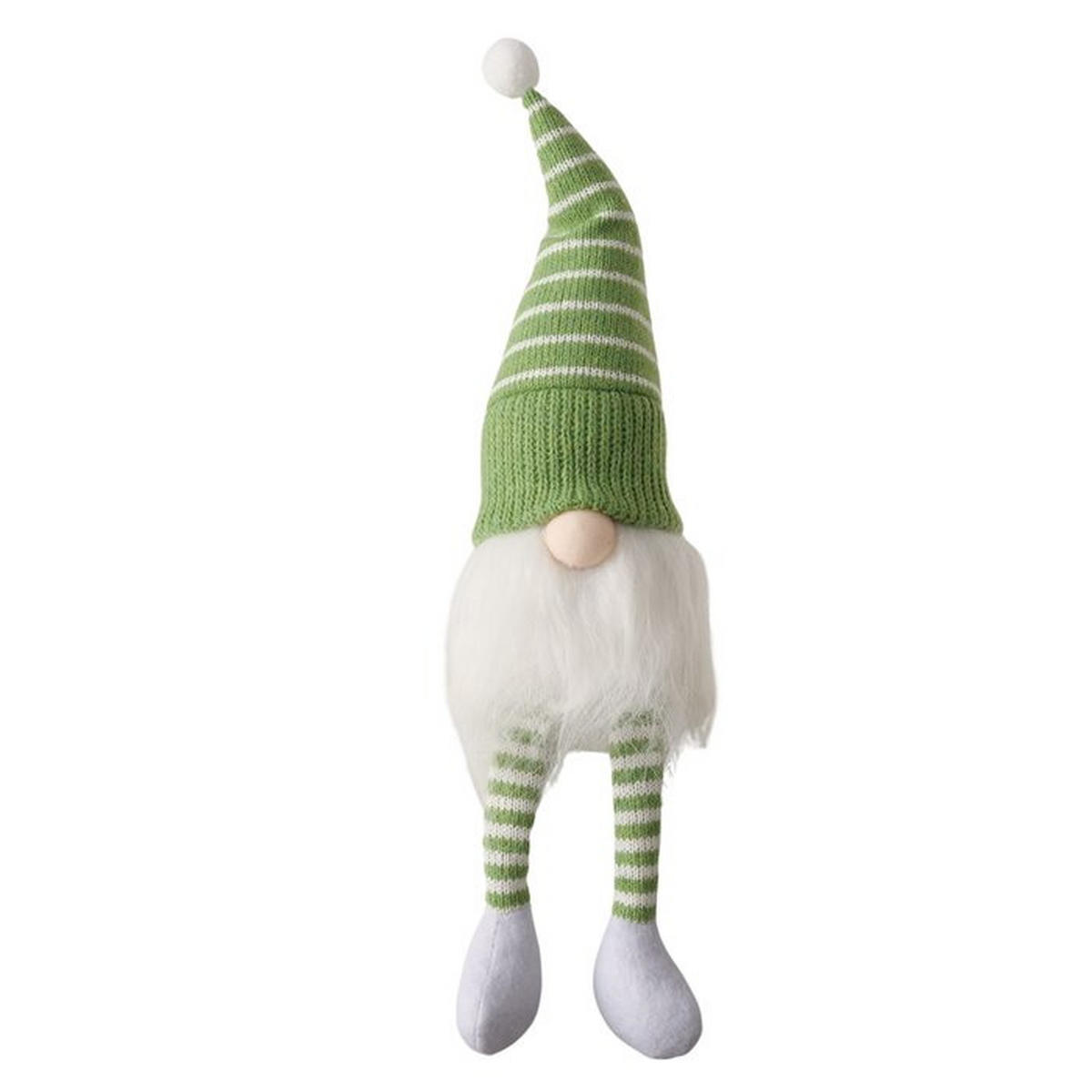 KANTENSITZER - Weiß/Grün, LIFESTYLE, Textil/Metall (15/12/42cm)