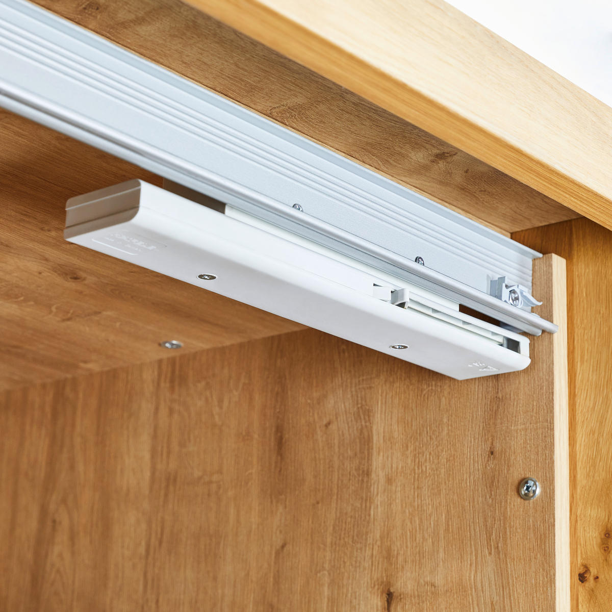 SCHWEBETÜRENSCHRANK 285/216/70 cm 3-türig Eichefarben  - Eichefarben, KONVENTIONELL, Glas/Holz (285/216/70cm) - Linea Natura