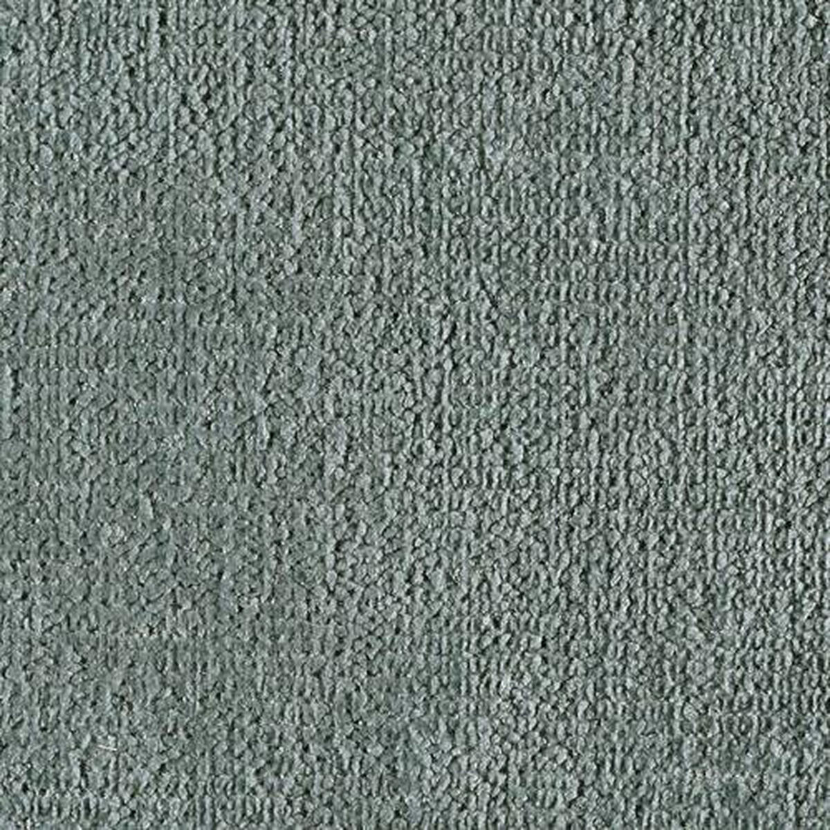 BIGSOFA in Chenille Mintgrau  - Mintgrau/Schwarz, Design, Kunststoff/Textil (265/67/130cm) - home24
